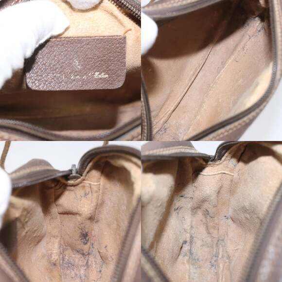 GUCCI GG Supreme Web Sherry Line Shoulder Bag Pvc Beige 156 02 066 - Picture 12 of 13